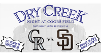 Dry Creek Night at Coors Field